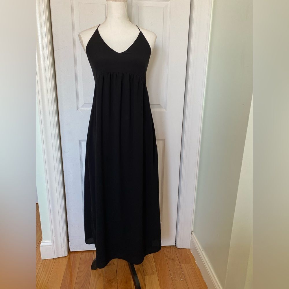 Maxi Gibson Black Dress